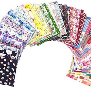 RayLineDo 15X Different Pattern Patchwork 100% Cotton Poplin Fabric Bundle Squares Of 2025cm Quilting Scrapbooking Artcraft Project Collection One