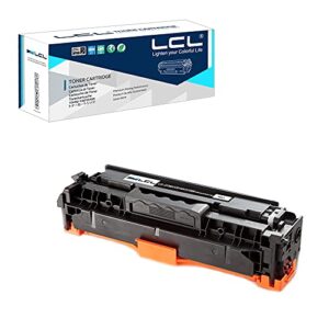 lcl remanufactured toner cartridge replacement for hp 304a 312a 312x cf380a cf380x cc530a m476dn mfp m476dw mfp m476nw mfp cp2020 cp2025 cm2320 (1-pack black)