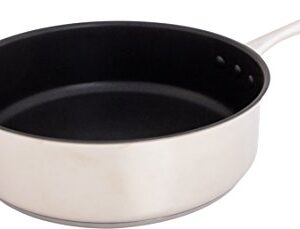 Ozeri Sauce Pan and Lid with a 100% PFOA and APEO-Free Non-Stick Coating developed in the USA, 5 L (5.3 Quart), Stainless Steel