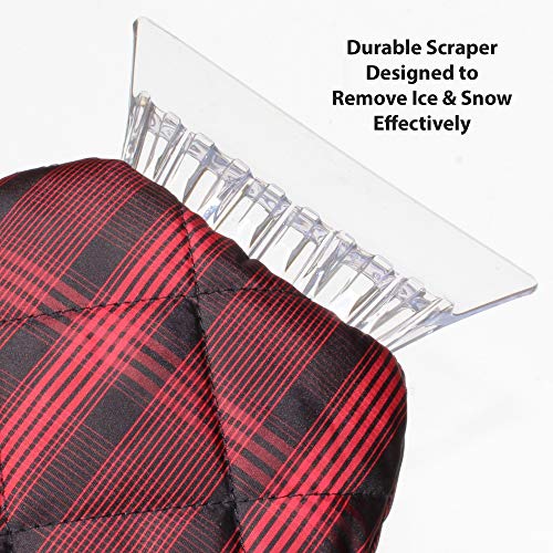 Flexible Flyer Deluxe Car Snow Scraper Mitt, Mini Windshield Ice Removal Glove