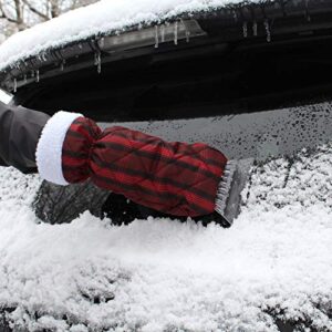 Flexible Flyer Deluxe Car Snow Scraper Mitt, Mini Windshield Ice Removal Glove