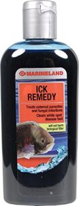 marineland ick remedy, white spot parasite fish medicine, 4 ounces