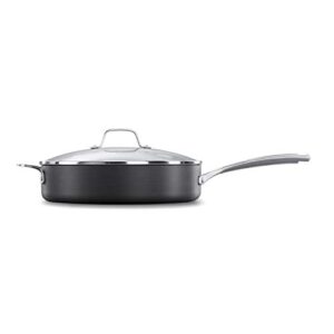 calphalon classic hard-anodized nonstick 5-quart sauté pan with cover