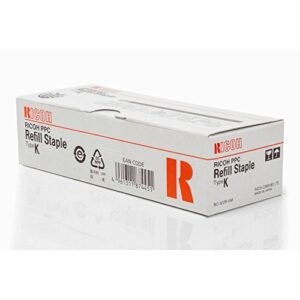 Genuine Ricoh 410802 (TYPE K) Staple Cartridge, Box of 3 by Savin