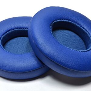 Replacement Earpad cushions For Beats Solo 2 ,Solo 3 Wired & Wireless Headphone With ITIS Logo Cable Clip (BLUE)