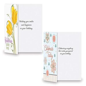 Current Mega Birthday Greeting Cards Value Pack – Set of 40 (20 Designs), Large 5 x 7 inches, Envelopes Included