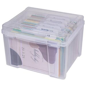 greeting card organizer with dividers