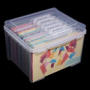 Greeting Card Organizer with Dividers