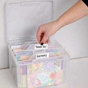Greeting Card Organizer with Dividers