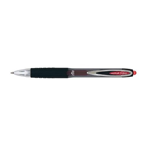 uni-ball 207 Retractable Gel Pens, Medium Point (0.7mm), Red, 2 Count