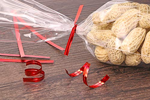 Mini Skater 700pcs 4" Metallic Twist Ties - Colored (7 Colors)