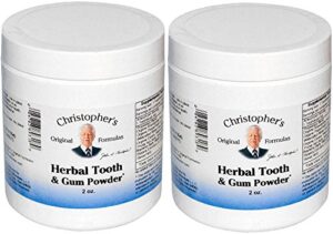 christopher's original formulas herbal tooth and gum powder, 2 ounce (pack of 2)