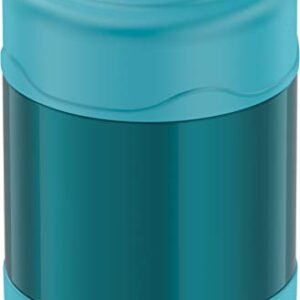 THERMOS FUNTAINER 10 Ounce Stainless Steel Vacuum Insulated Kids Food Jar, Teal