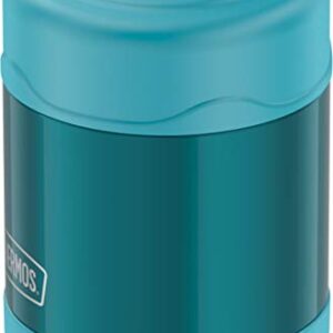 THERMOS FUNTAINER 10 Ounce Stainless Steel Vacuum Insulated Kids Food Jar, Teal