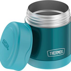 THERMOS FUNTAINER 10 Ounce Stainless Steel Vacuum Insulated Kids Food Jar, Teal