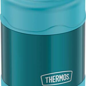 THERMOS FUNTAINER 10 Ounce Stainless Steel Vacuum Insulated Kids Food Jar, Teal