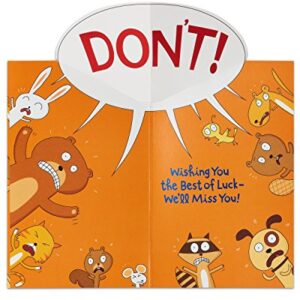 American Greetings Funny Goodbye Card (Don't Leave)