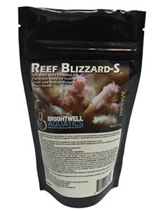 brightwell aquatics reef blizzard-s - powdered planktonic blend for feed small and medium-polyp stony corals (rbzs50), 50g