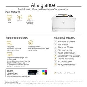 HP Laserjet Pro M452nw Wireless Color Laser Printer with Built-in Ethernet, Amazon Dash Replenishment Ready (CF388A)