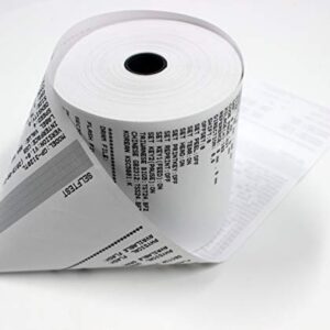 (50 GSM) 2-1/4" X 75 Thermal Paper 50 Rolls Vx520 ICT220 ICT250 FD400 First Data FD130 FD50 FD400 FD55 FD100Ti Tranz 420, Verifone Vx510, Vx510LE, Vx570 ZQ520/QL420/RW420 Mobile Printer Thermal