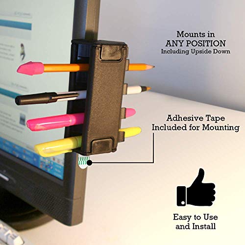 Easy To Use Products Pen Grip, Pencil Holder in Black (1 Pack)