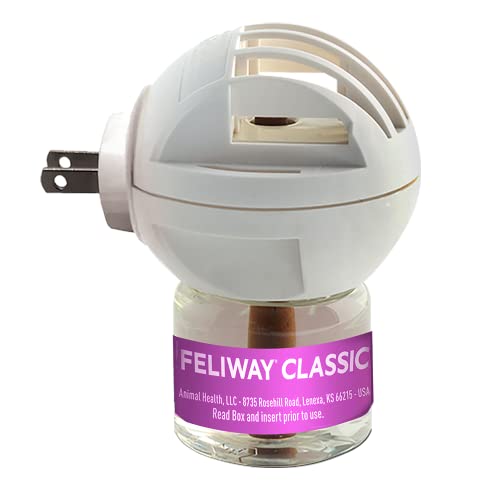 FELIWAY Classic Cat Calming Pheromone Diffuser, 30 Day Starter Kit (48 mL)