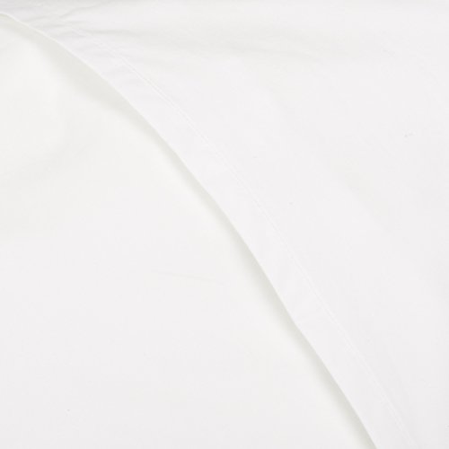 Amazon Brand – Pinzon 400-Thread-Count Egyptian Cotton Sateen Hotel Stitch Sham - Standard, Silver Grey