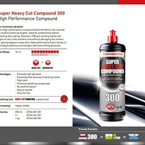 Menzerna SHC300 Super Heavy Cut Compound, 8 oz.