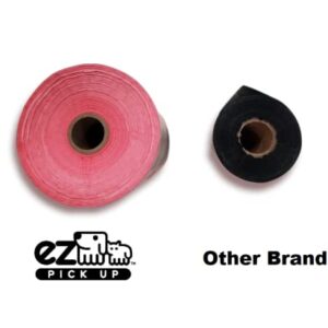 EZ 1000 Pet Waste Disposal Dog Poop Bags, Pickup Bags Pink (Single roll, not on Small Rolls)