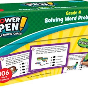 Teacher Created Resources Power Pen Learning Cards: Solving Word Problems Grade 4 (6999)