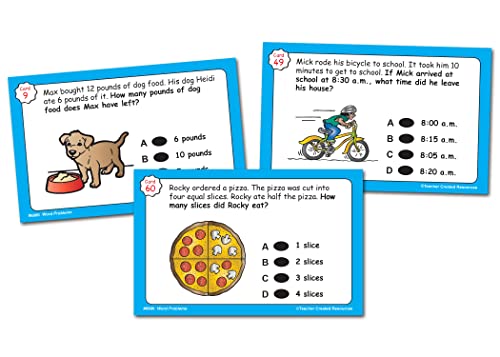 Teacher Created Resources Power Pen Learning Cards: Solving Word Problems Grade 2 (6990)