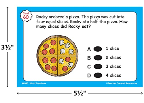 Teacher Created Resources Power Pen Learning Cards: Solving Word Problems Grade 2 (6990)