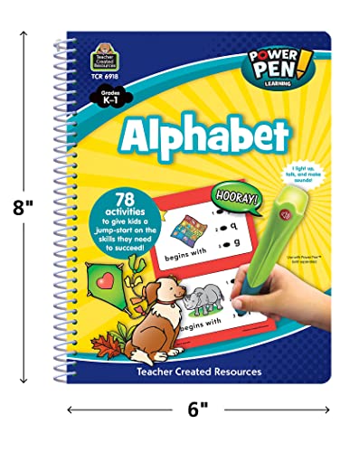 Teacher Created Resources Power Pen Learning Book, Alphabet (TCR6918)