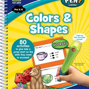 Teacher Created Resources Power Pen Learning Book, Colors & Shapes (6895)