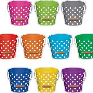 Teacher Created Resources Polka Dots Buckets Paper Accents (5631)