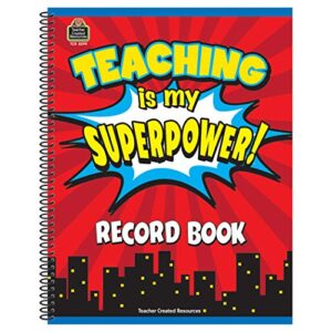 teacher created resources teaching is my superpower record book