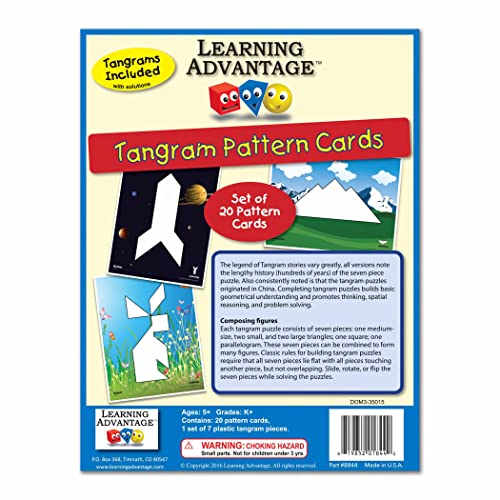 Learning Advantage 8844 Tangrams and Pattern Cards
