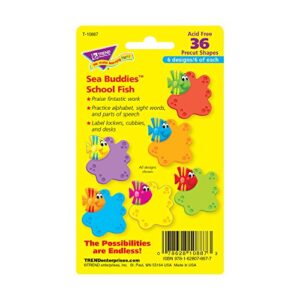 TREND ENTERPRISES, INC. Sea Buddies School Fish Mini Accents Variety Pack, 36 ct