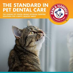 Arm & Hammer for Pets Dental Kit for Cats | Eliminates Bad Breath | 3 Piece Set Includes Cat Toothpaste, Cat Toothbrush & Cat Fingerbrush in Tasty Tuna Flavor,2.5 ounces