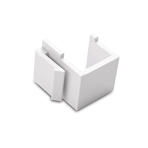 Cable Matters (20-Pack) Blank Keystone Jack Inserts in White