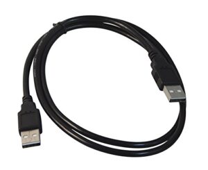 your cable store 3 foot black usb 2.0 high speed male a to male a cable