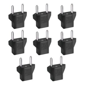 inovat 8 pcs american usa to european outlet plug adapter