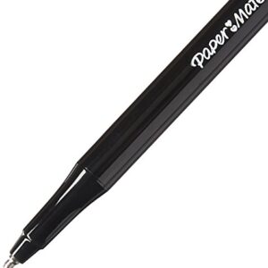 Papermate Erasermate Medium Point (1.0 mm) Black Erasable Ballpoint Pens (Pack of 12 Pens)
