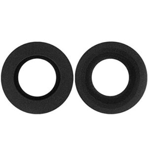 Geekria Comfort Foam Replacement Ear Pads for GRADO SR125, SR225, SR325, SR60, SR80, SR80e, M1, M2 Headphones Ear Cushions, Headset Earpads, Ear Cups Cover Repair Parts (Black)