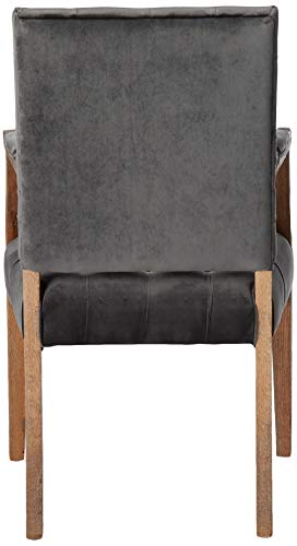 Christopher Knight Home Carolina Velvet Dining Chair, Charcoal