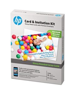 hp card & invitation kit | glossy | 5x7 | 25 sheets