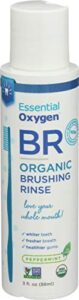 via nature essential oxygen brushing rinse, organic peppermint, 3 ounce