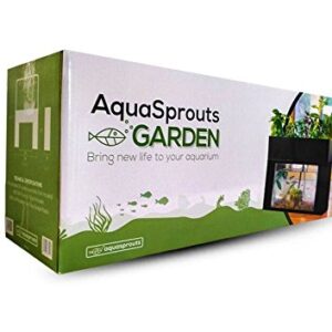 AquaSprouts Garden, Self-Sustaining Desktop Aquarium Aquaponics Ecosystem Kit, fits Standard 10 Gallon Aquariums