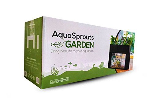 AquaSprouts Garden, Self-Sustaining Desktop Aquarium Aquaponics Ecosystem Kit, fits Standard 10 Gallon Aquariums