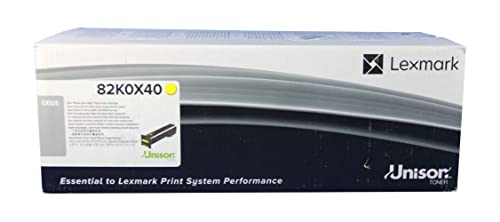 Lexmark Extra High Yield Yellow Toner Cartridge, 22000 Yield (82K0X40)